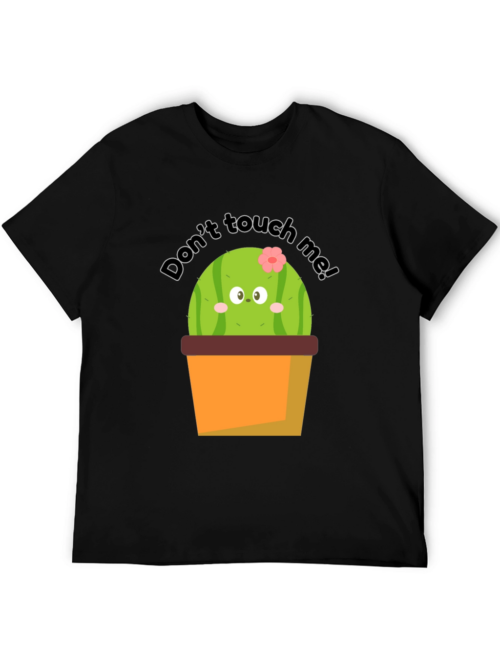 Cute Cactus Graphic Tee - Dont Touch Me!