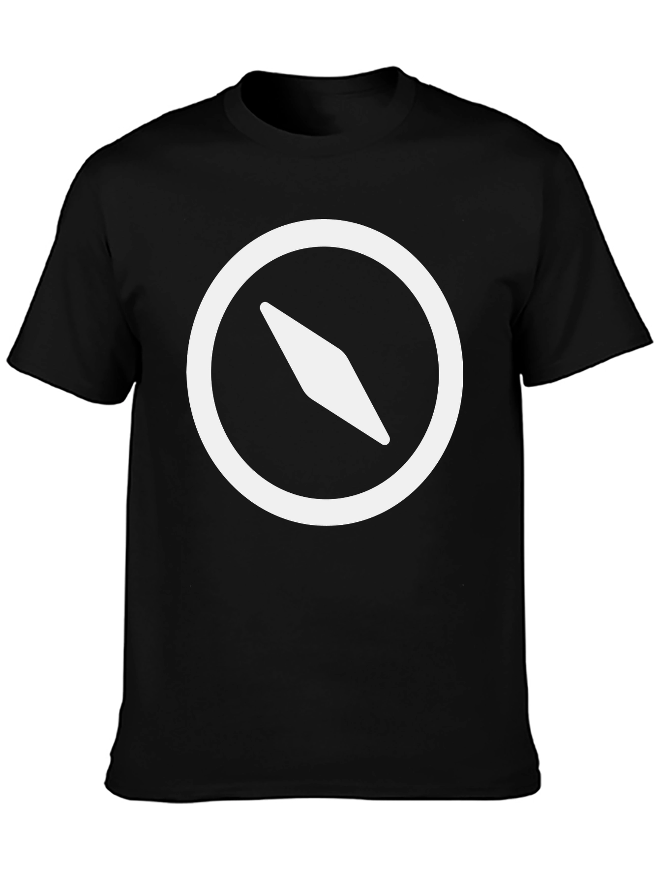 Compass Graphic Black T-Shirt
