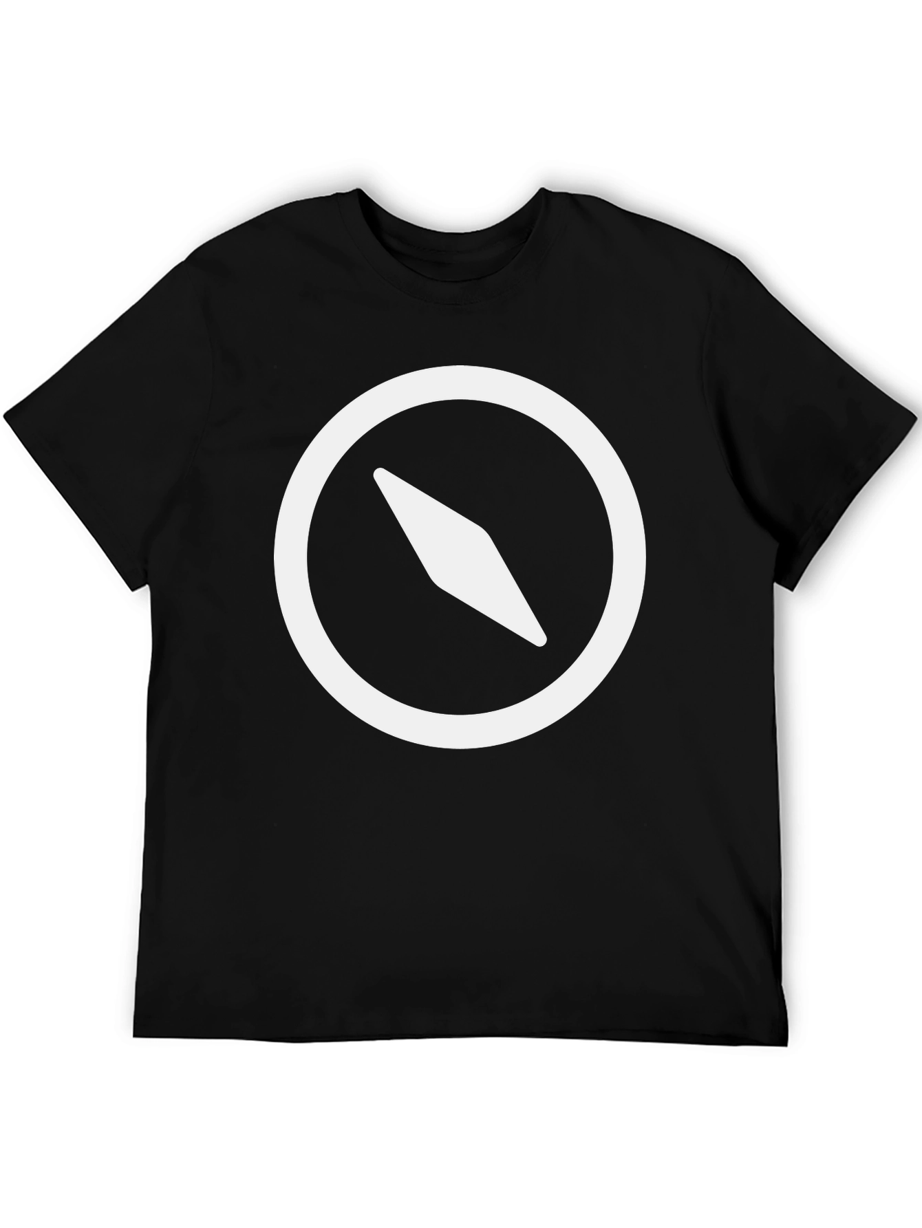 Compass Graphic Black T-Shirt