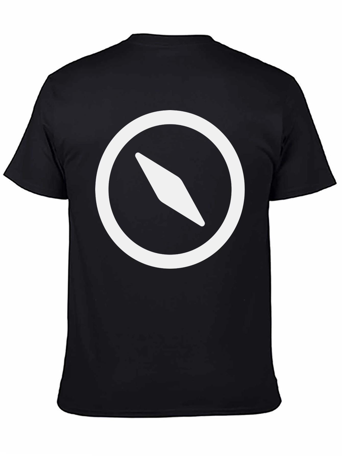 Compass Graphic Black T-Shirt