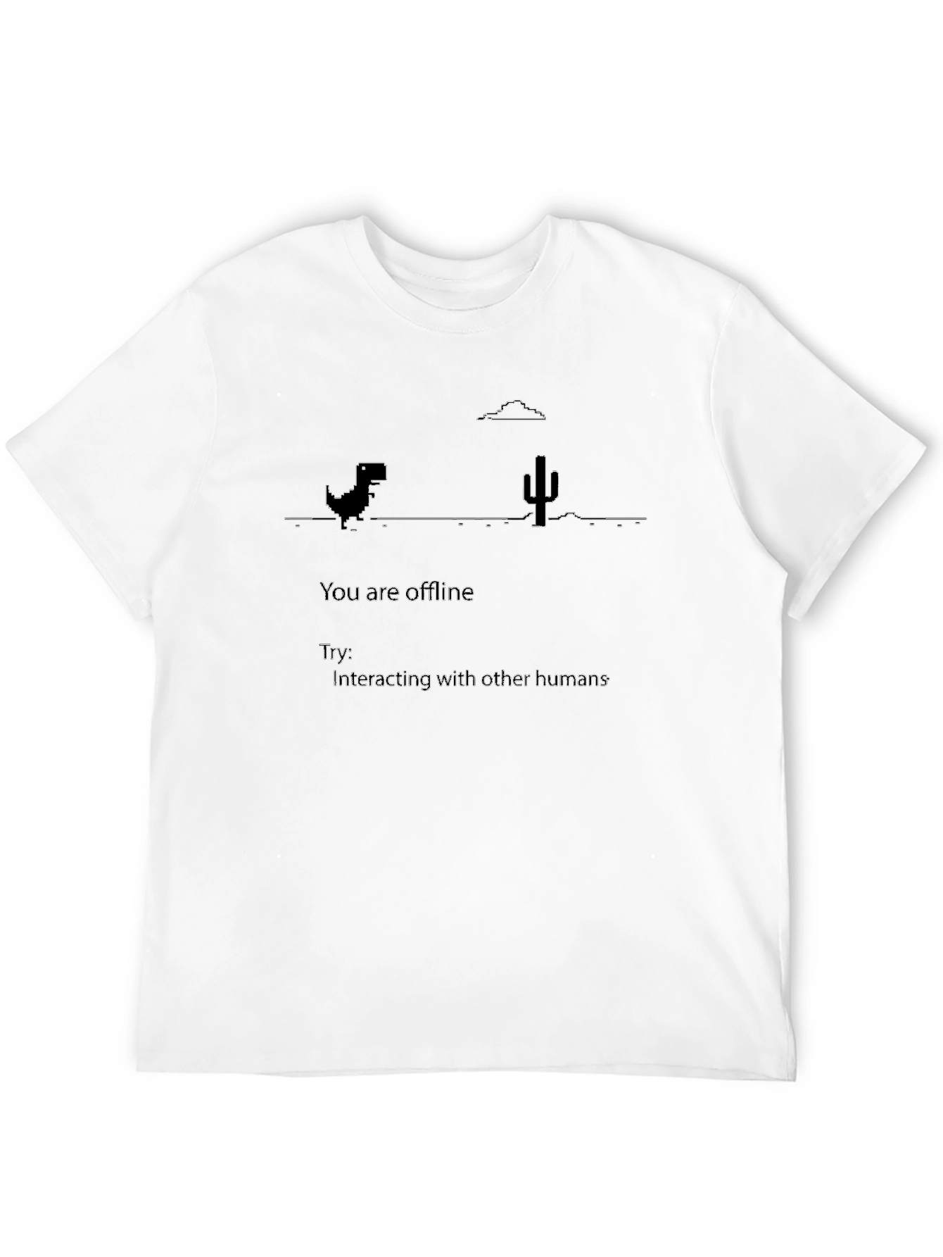 Offline Dinosaur T-Shirt - Interact with Humans!