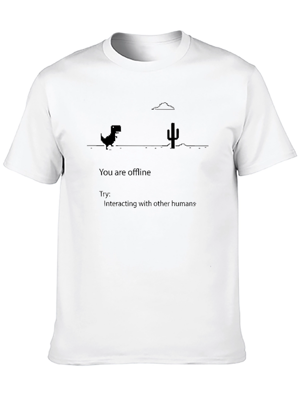 Offline Dinosaur T-Shirt - Interact with Humans!