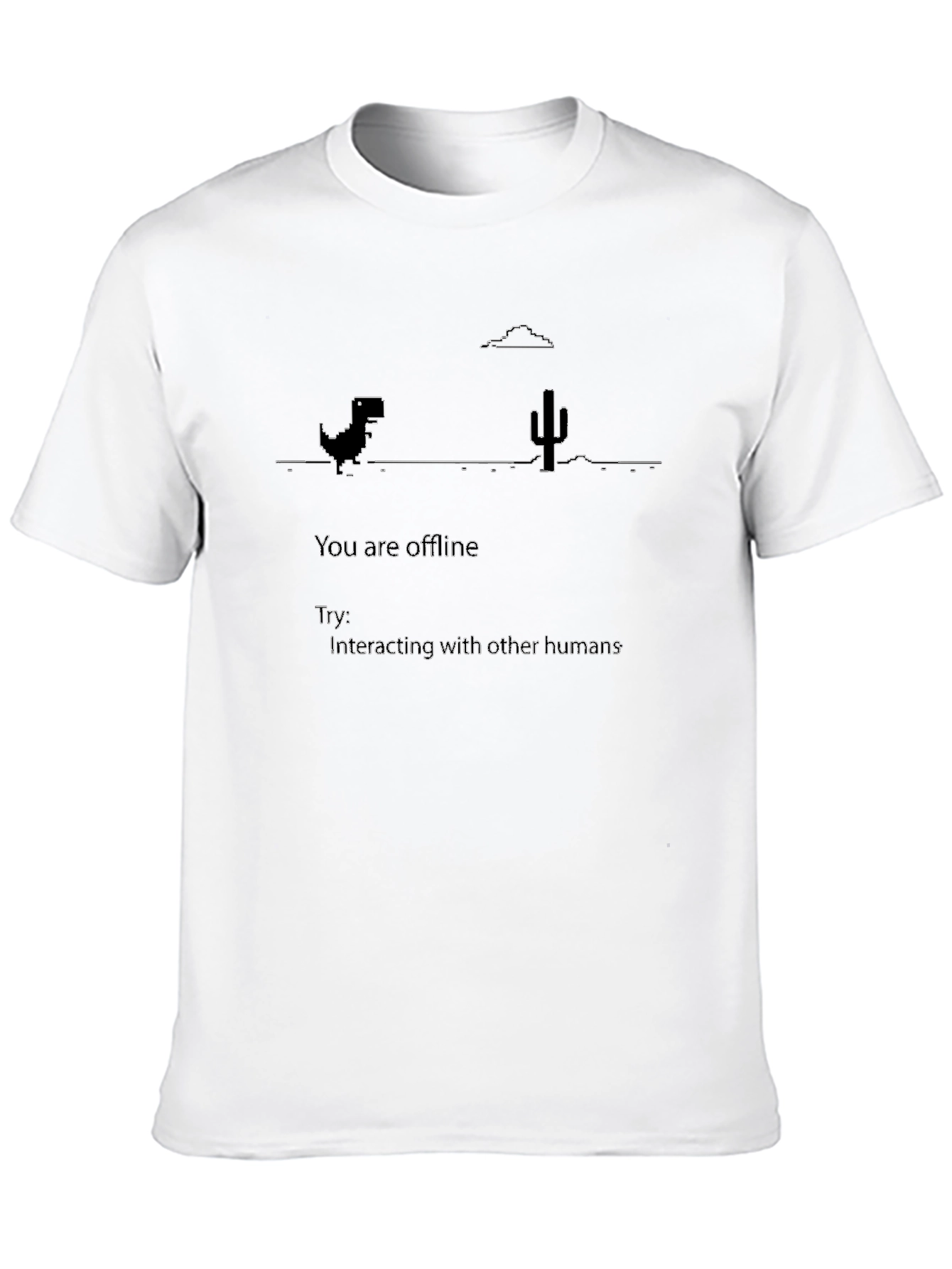 Offline Dinosaur T-Shirt - Interact with Humans!