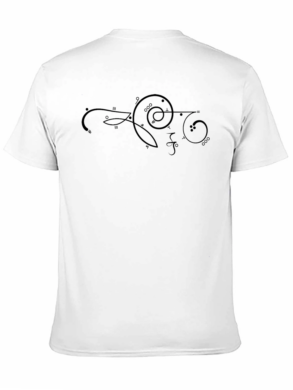 Abstract Symbol Black T-Shirt