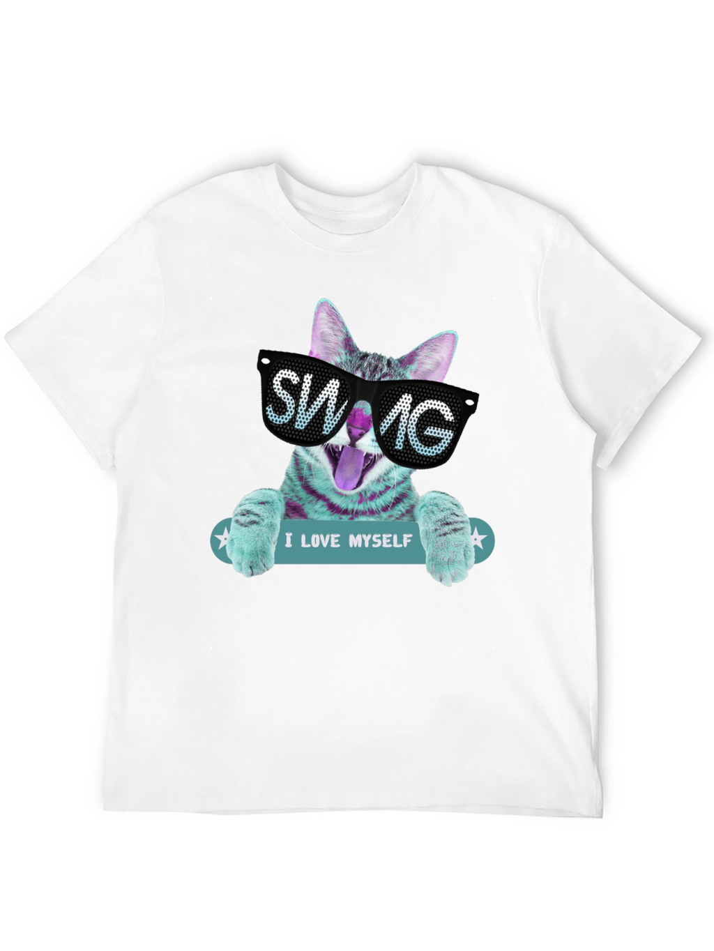 Cool Cat SWAG Graphic T-Shirt