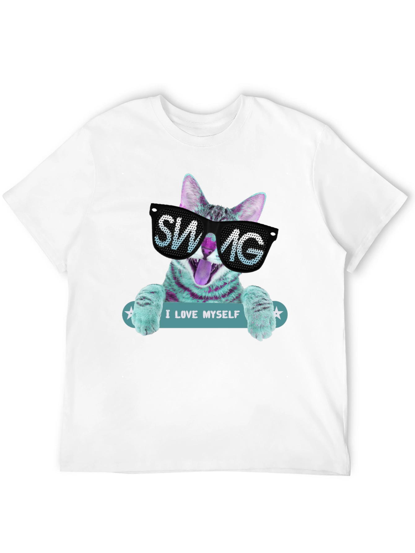 Cool Cat SWAG Graphic T-Shirt