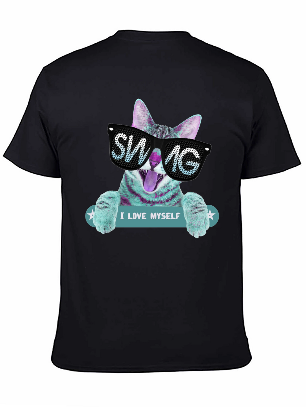 Cool Cat SWAG Graphic T-Shirt