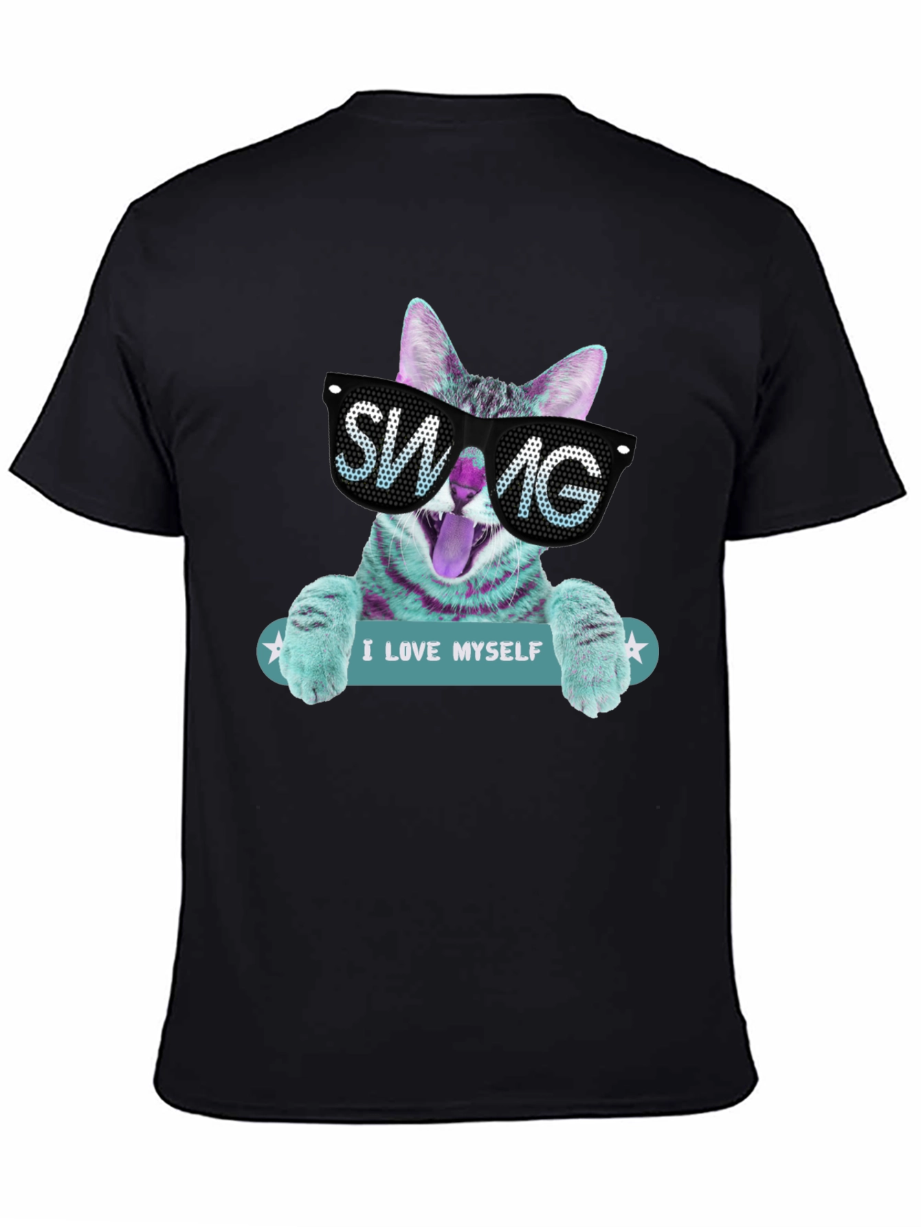 Cool Cat SWAG Graphic T-Shirt