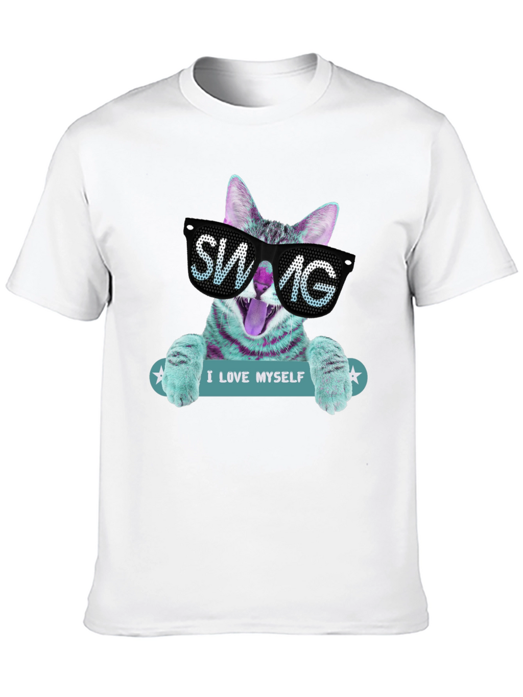 Cool Cat SWAG Graphic T-Shirt