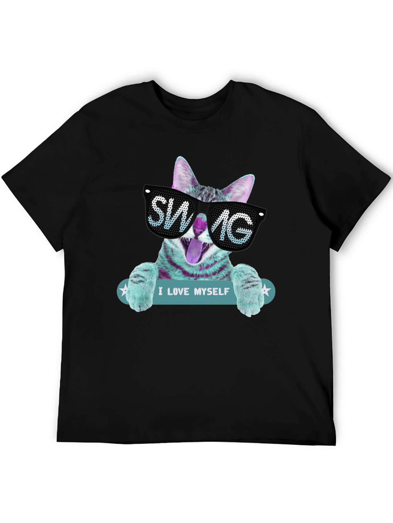 Cool Cat SWAG Graphic T-Shirt