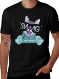 Cool Cat SWAG Graphic T-Shirt