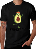 Avo-Cardio Funny Avocado Running T-Shirt