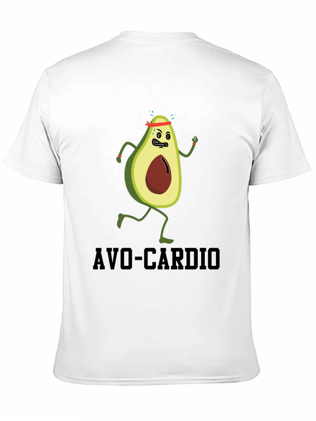 Avo-Cardio Funny Avocado Running T-Shirt