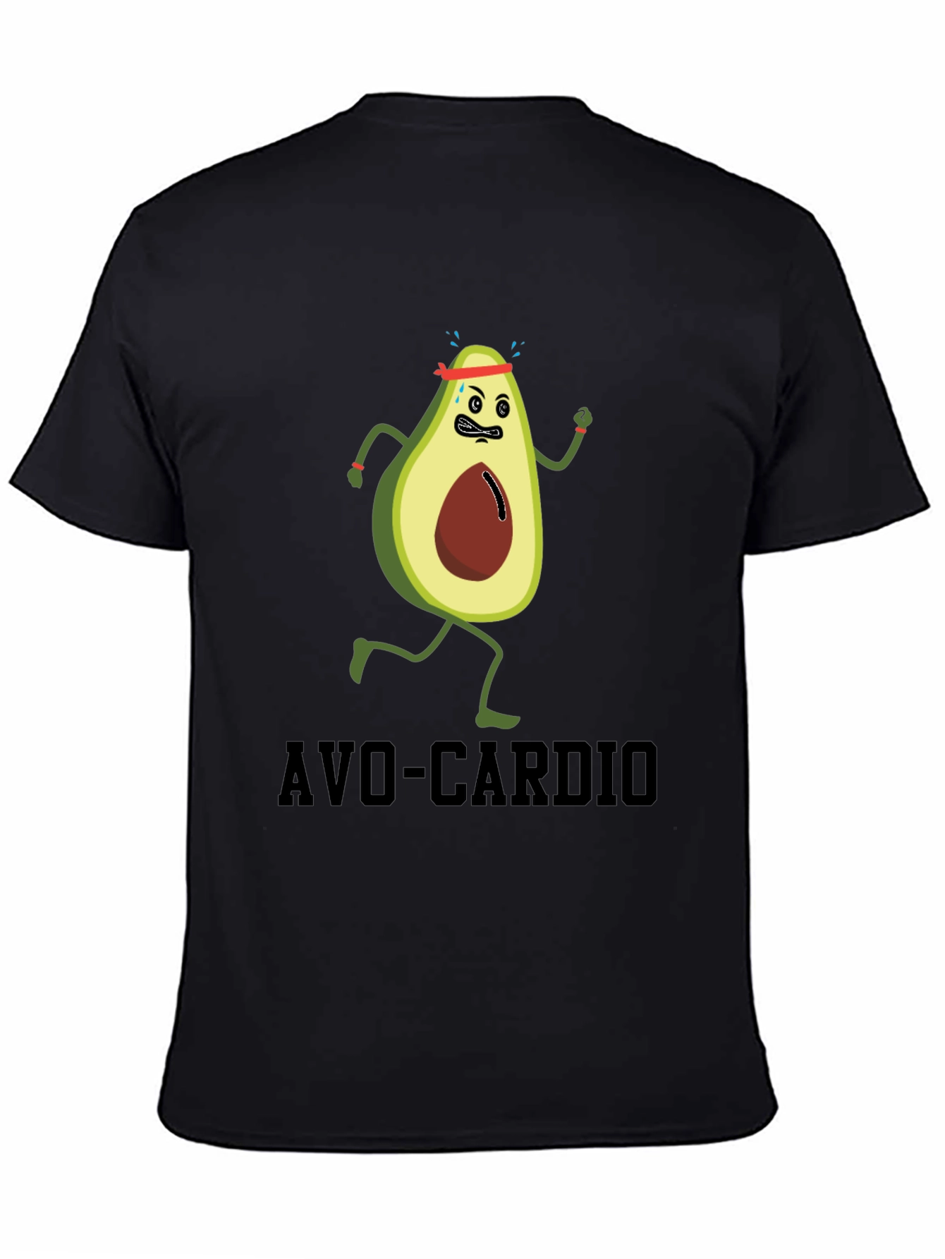 Avo-Cardio Funny Avocado Running T-Shirt