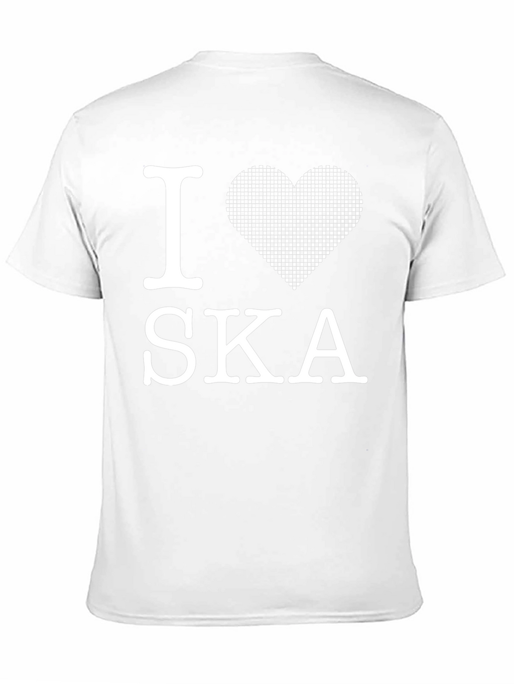 I Love Ska Graphic T-Shirt - Black