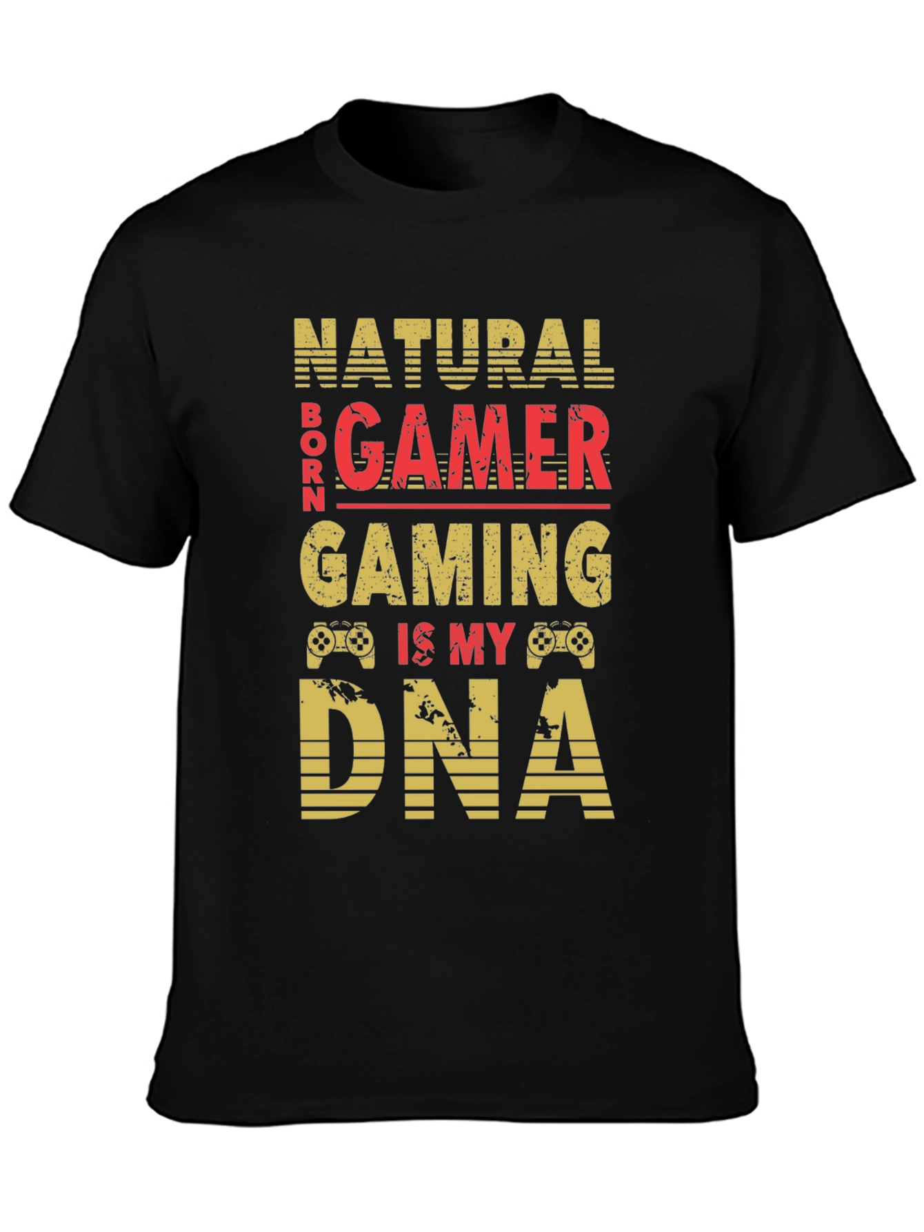 Natural Born Gamer T-Shirt - Gaming DNA Tee