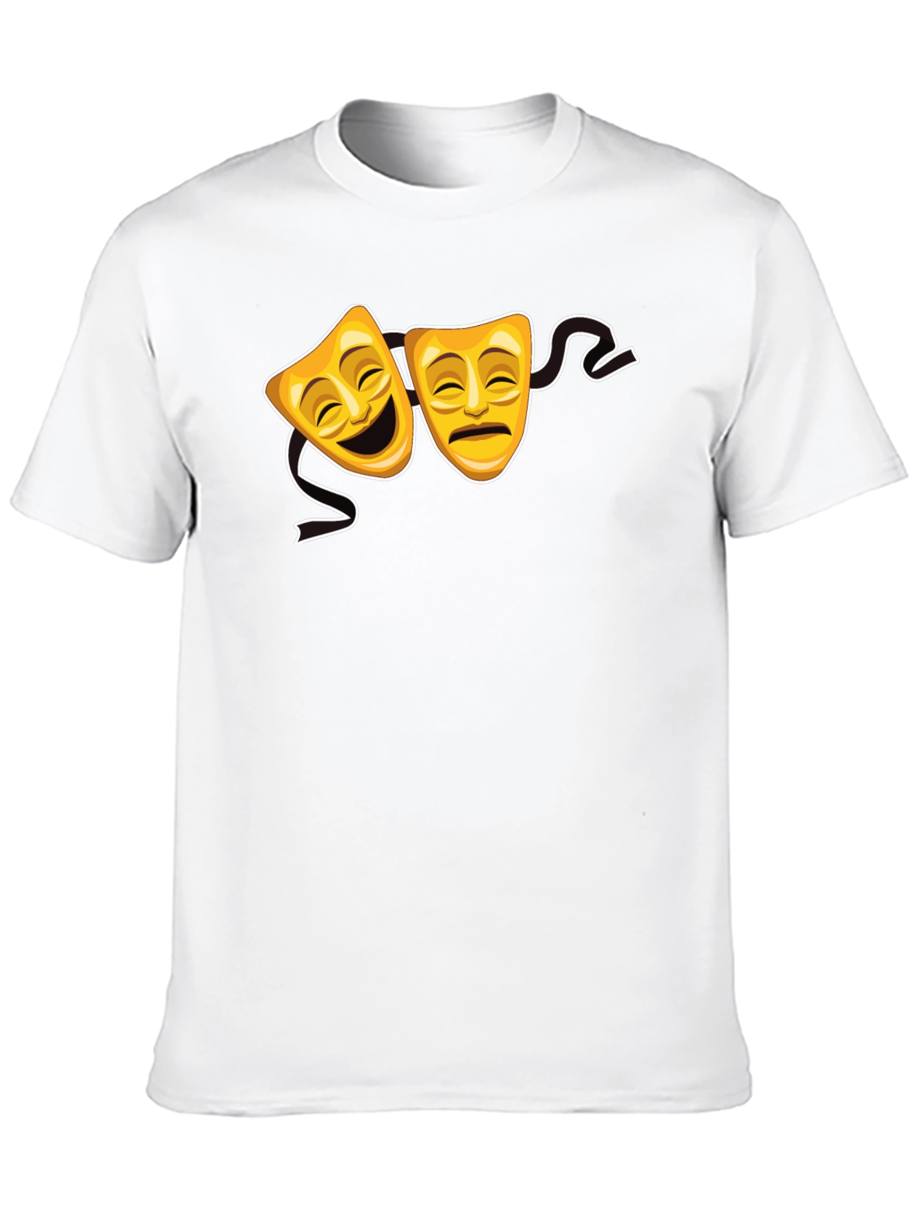 Comedy & Tragedy Masks Graphic Tee