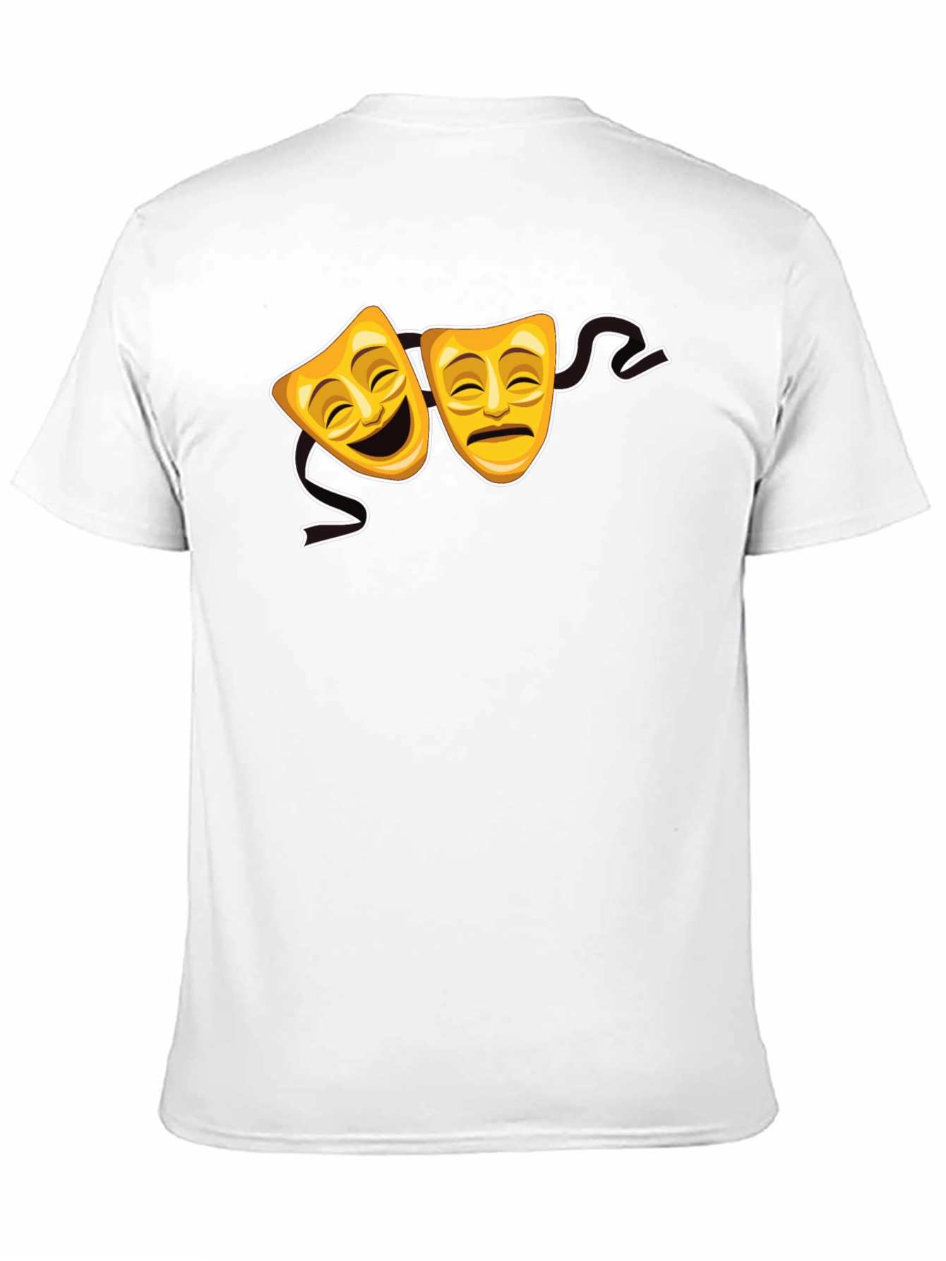 Comedy & Tragedy Masks Graphic Tee
