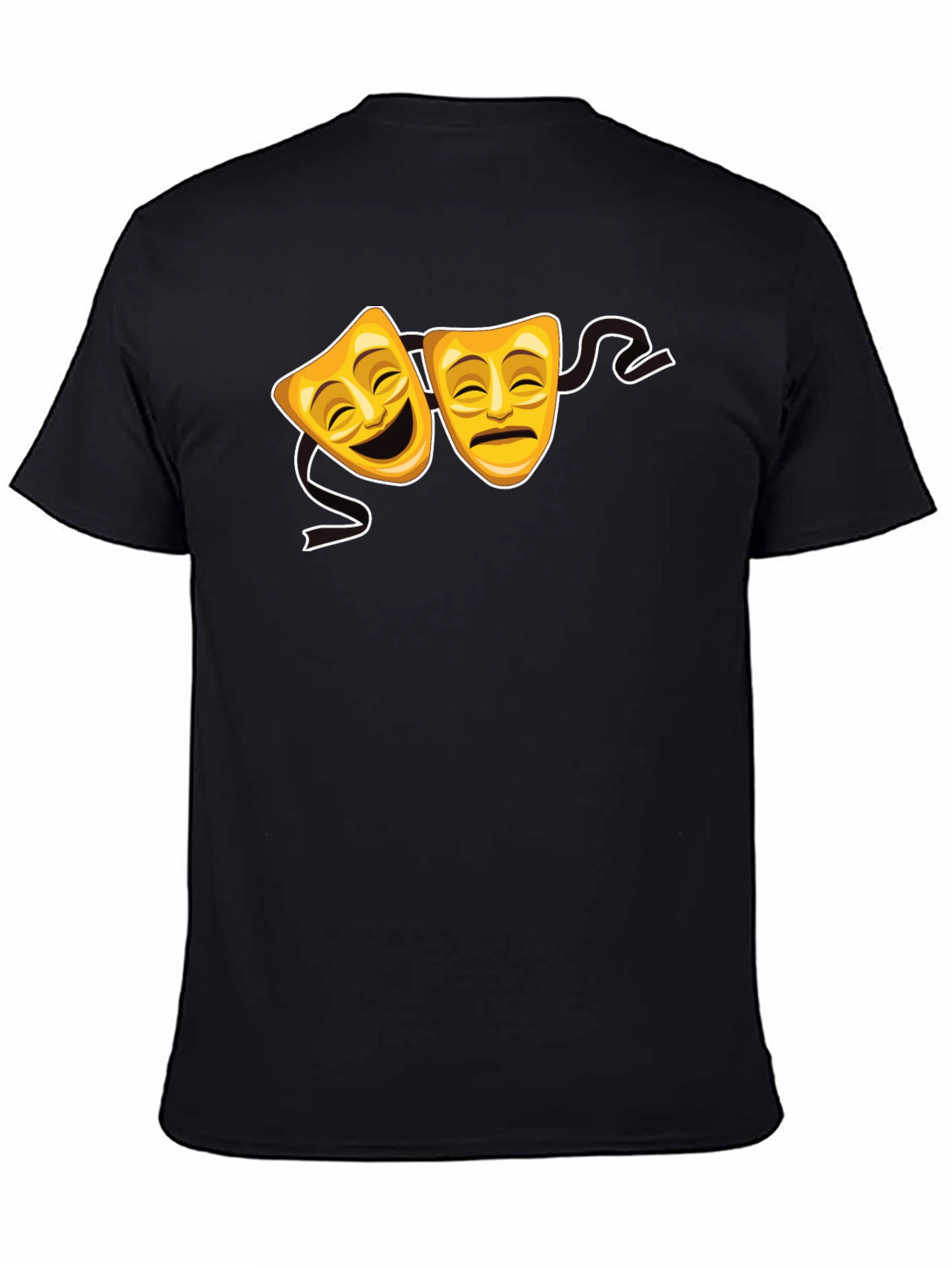 Comedy & Tragedy Masks Graphic Tee