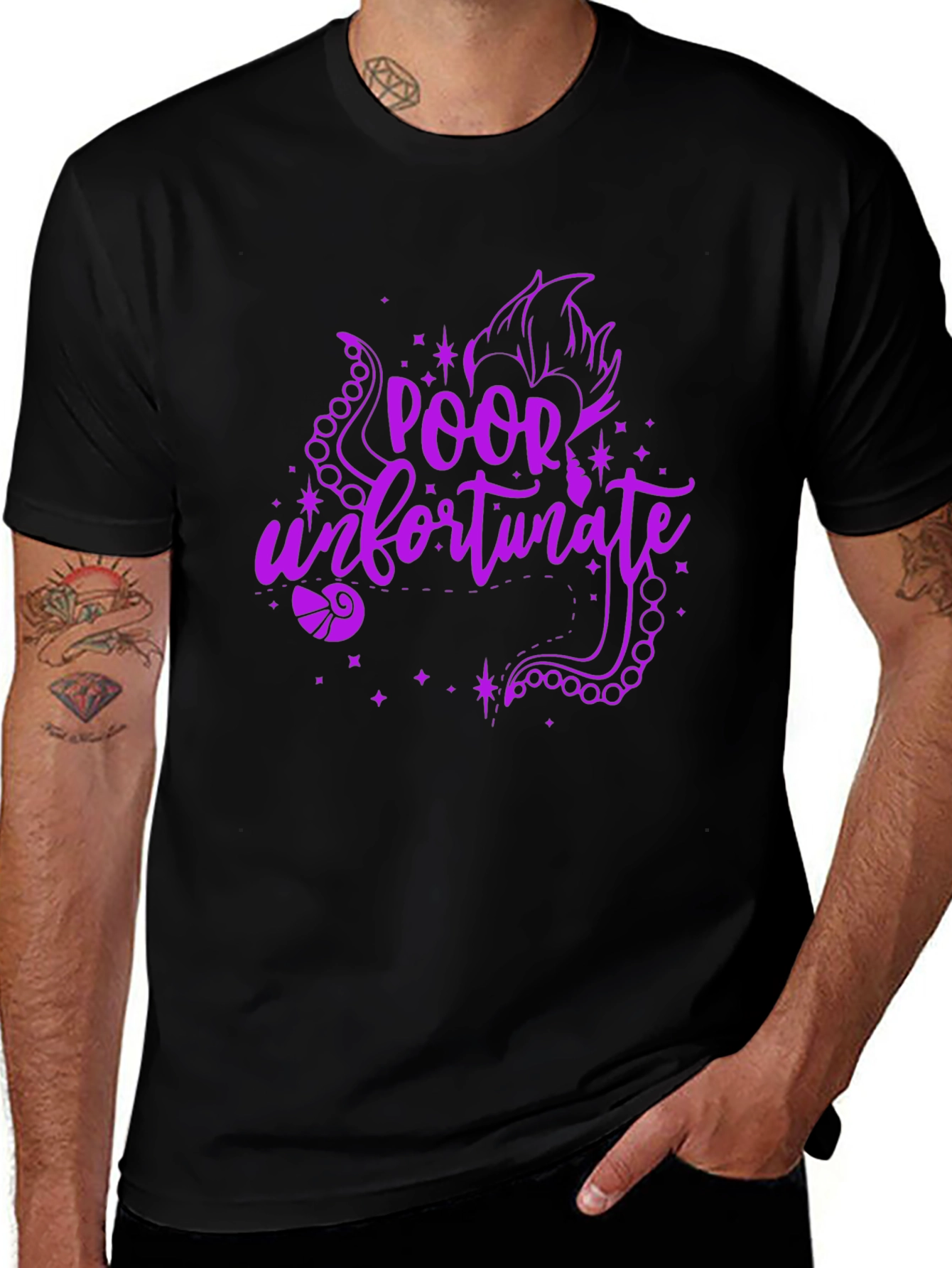 Poor Unfortunate Souls Black T-Shirt