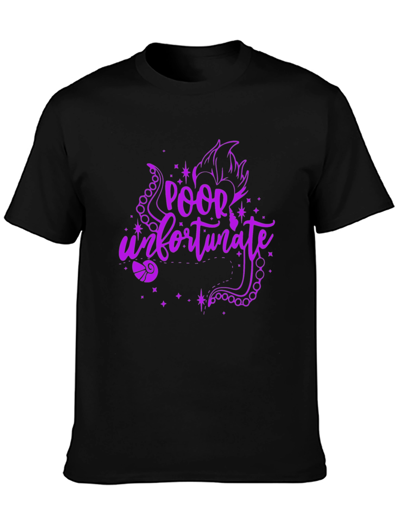 Poor Unfortunate Souls Black T-Shirt