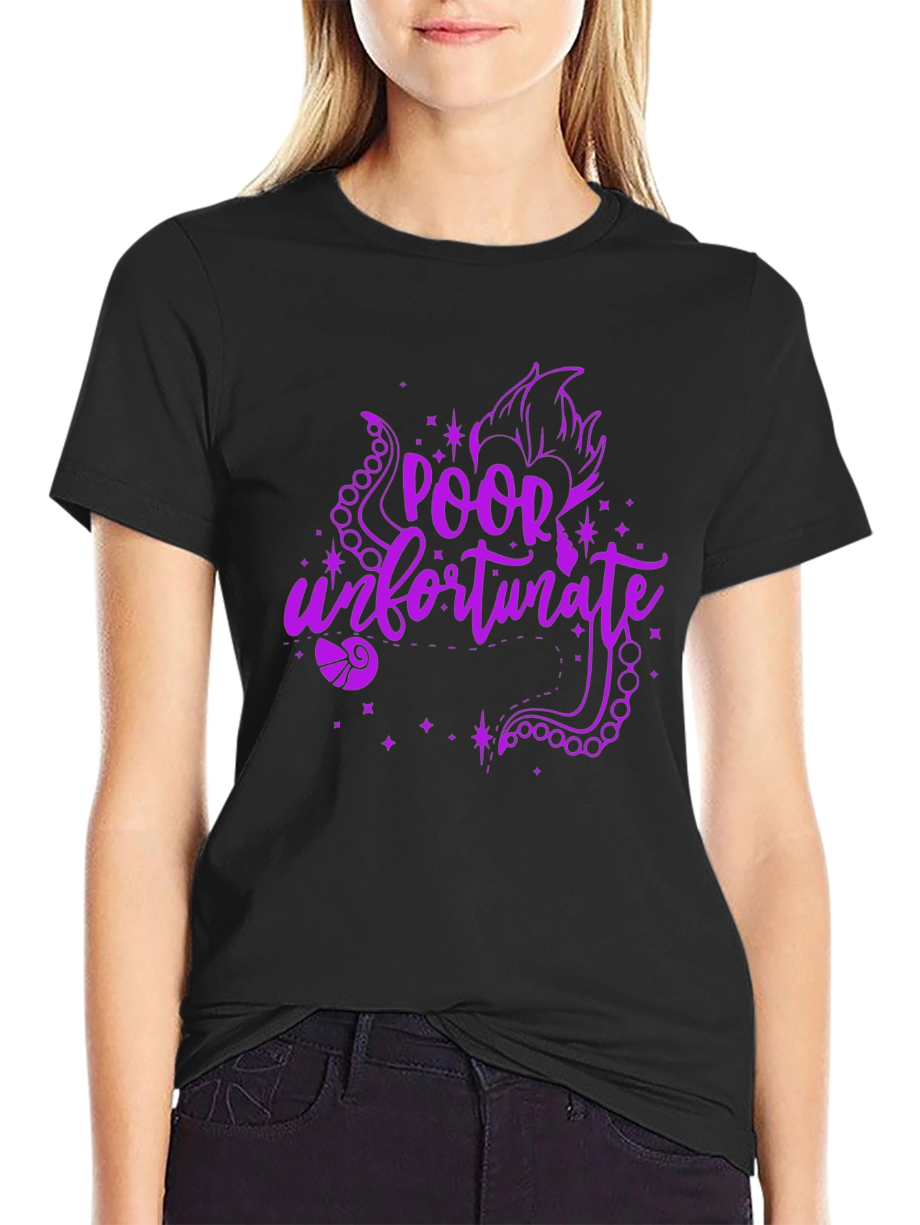 Poor Unfortunate Souls Black T-Shirt