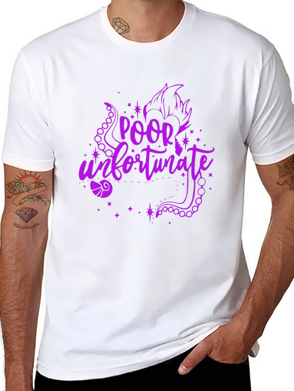 Poor Unfortunate Souls Black T-Shirt