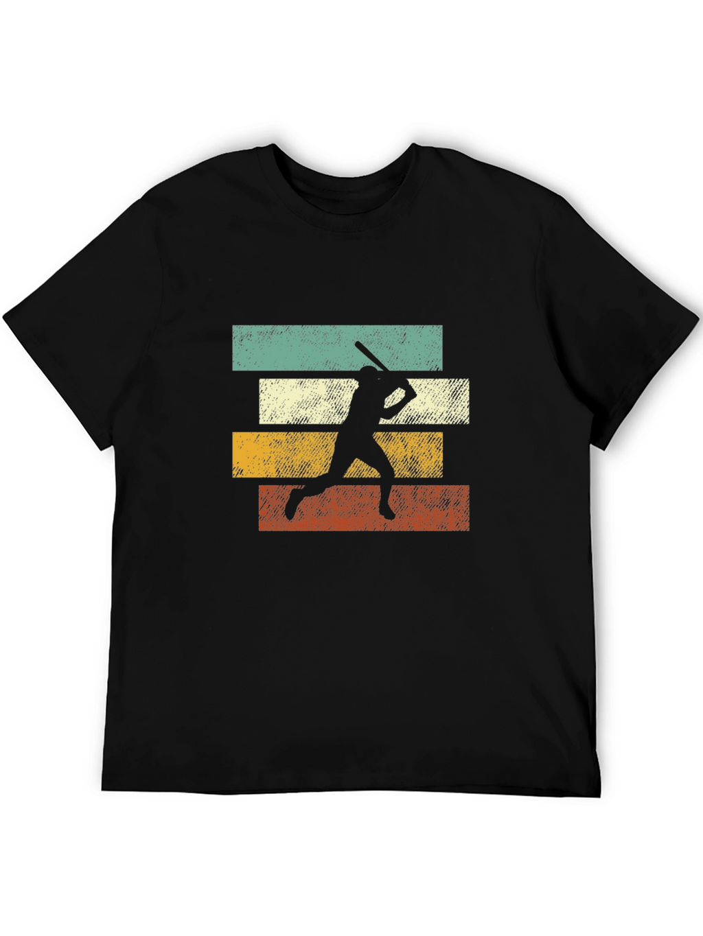 Retro Baseball Silhouette Graphic Tee
