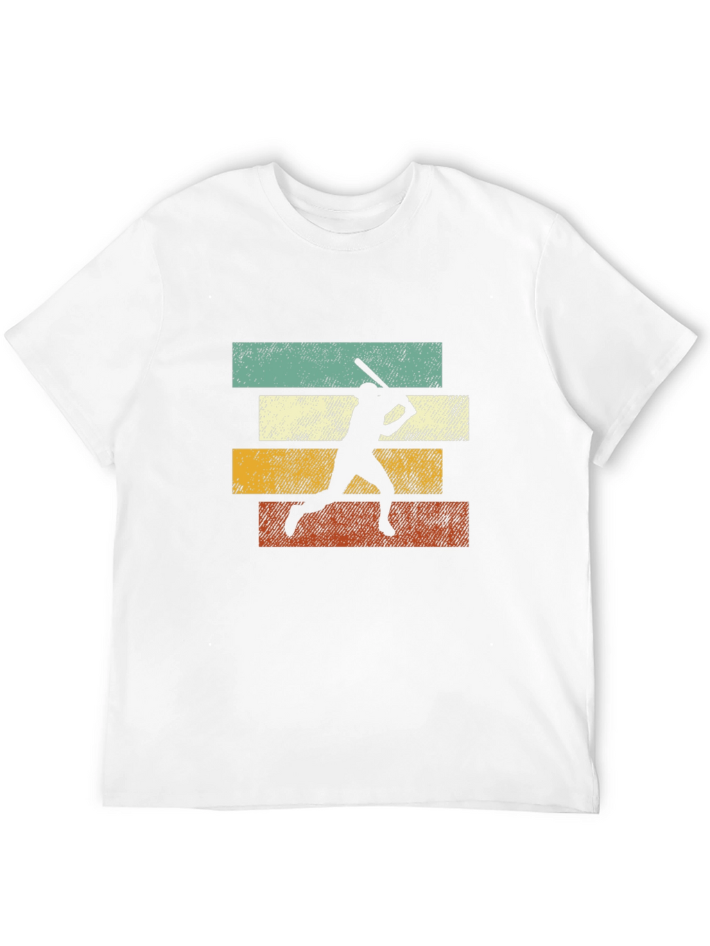 Retro Baseball Silhouette Graphic Tee