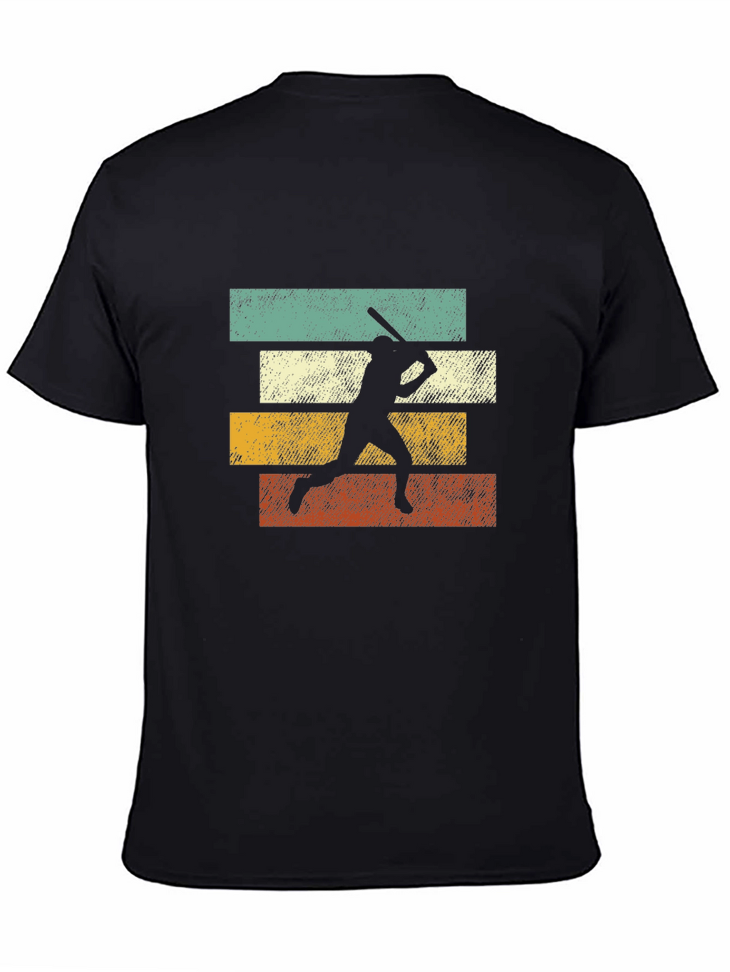 Retro Baseball Silhouette Graphic Tee