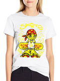 Skate or Die Cartoon Graphic T-Shirt