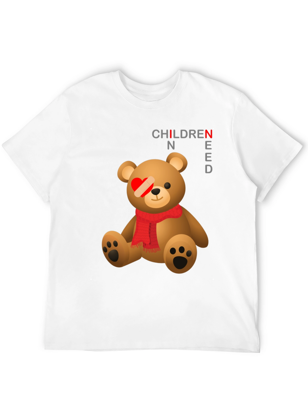 Children Need Love Teddy Bear Graphic T-Shirt