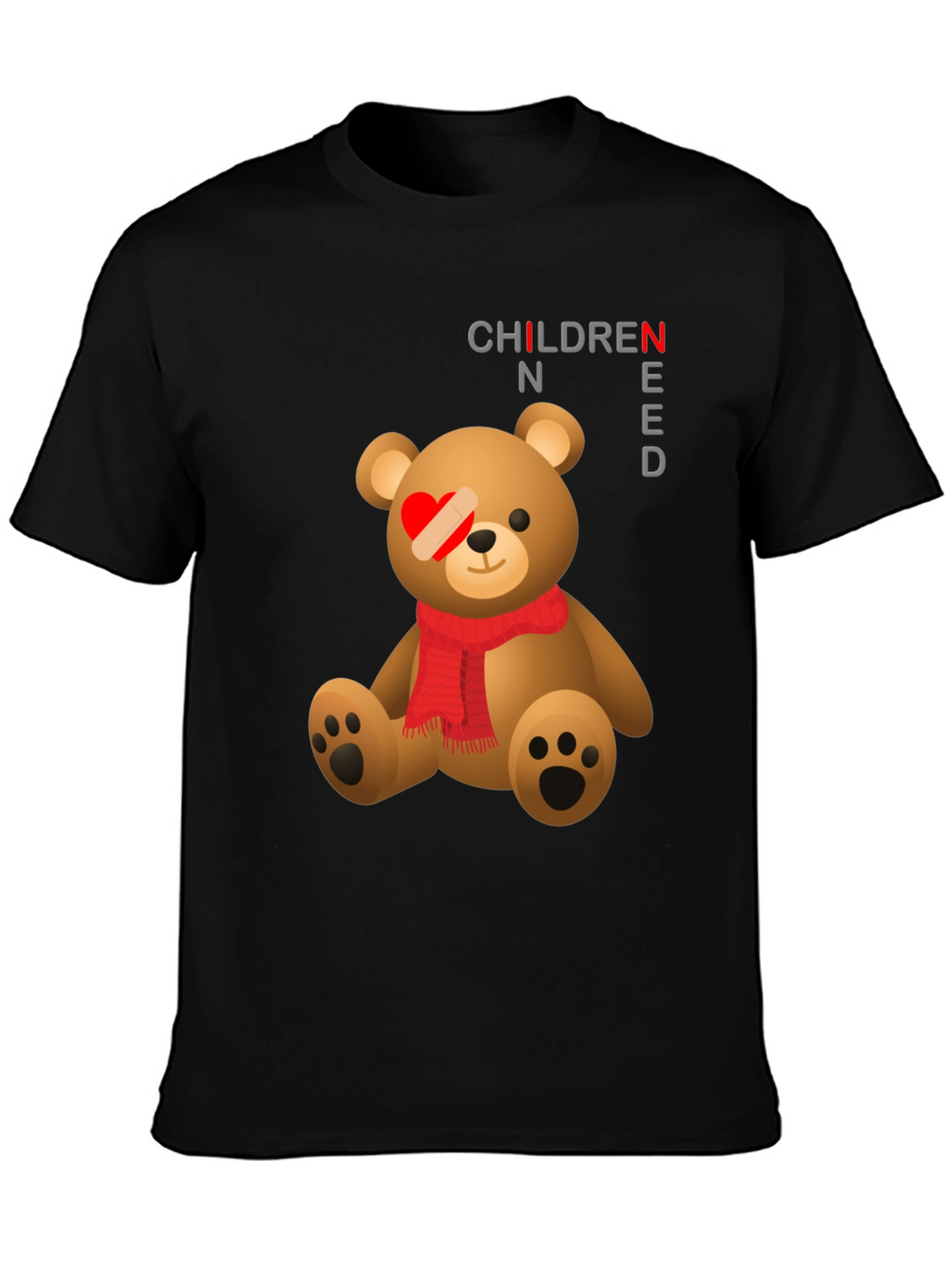 Children Need Love Teddy Bear Graphic T-Shirt