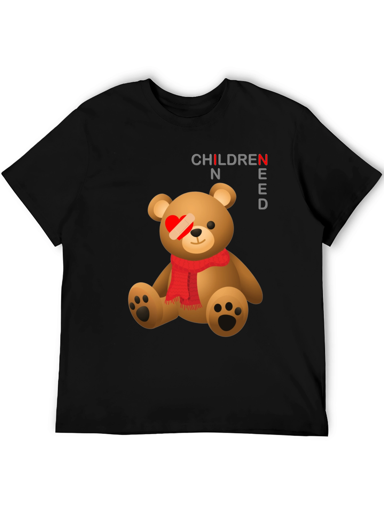 Children Need Love Teddy Bear Graphic T-Shirt