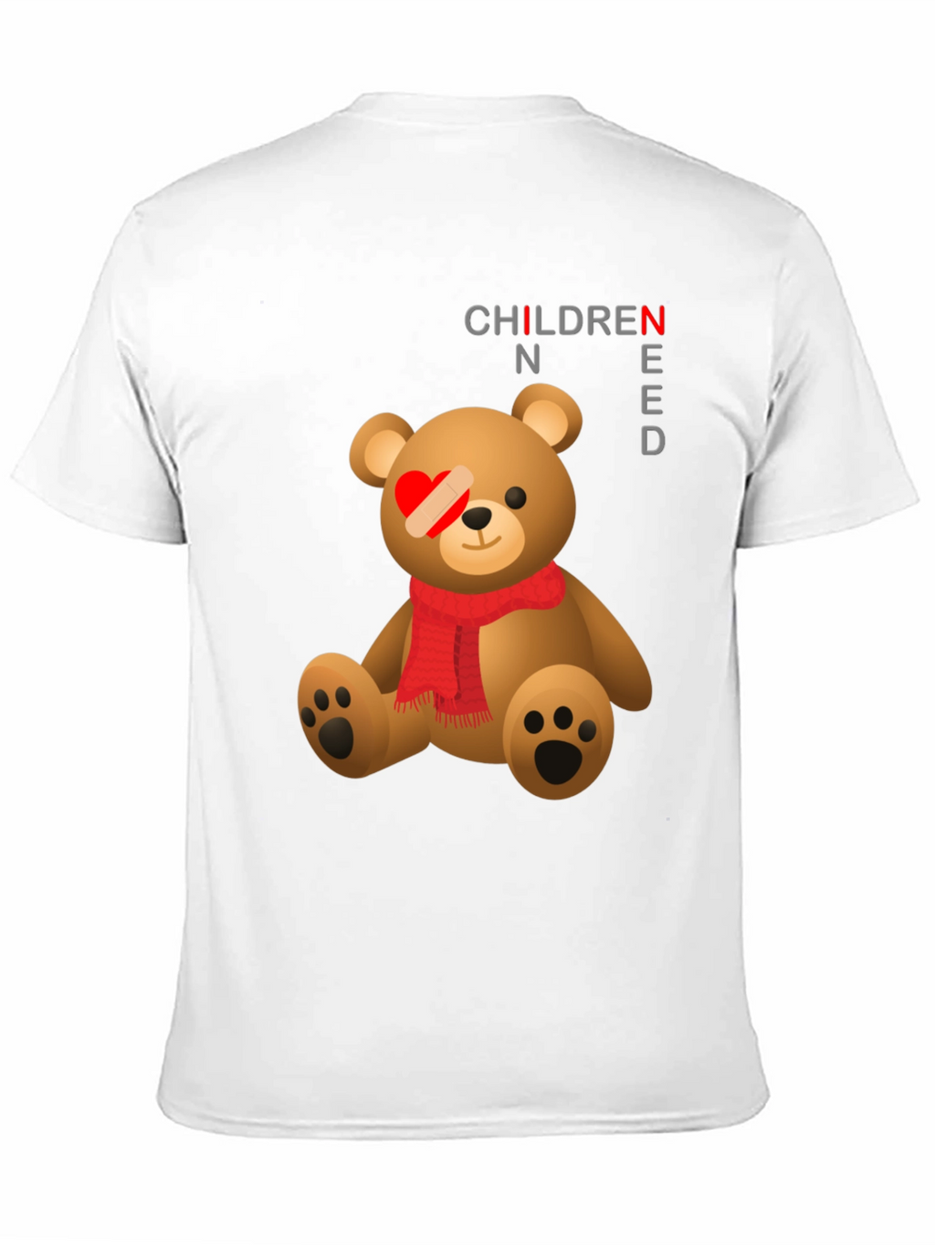 Children Need Love Teddy Bear Graphic T-Shirt