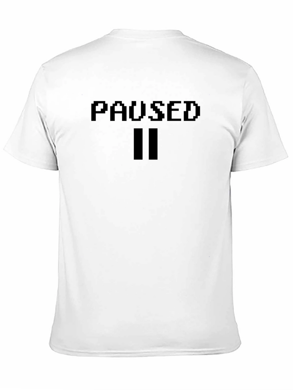 PAUSED Gaming Pixel T-Shirt - Black
