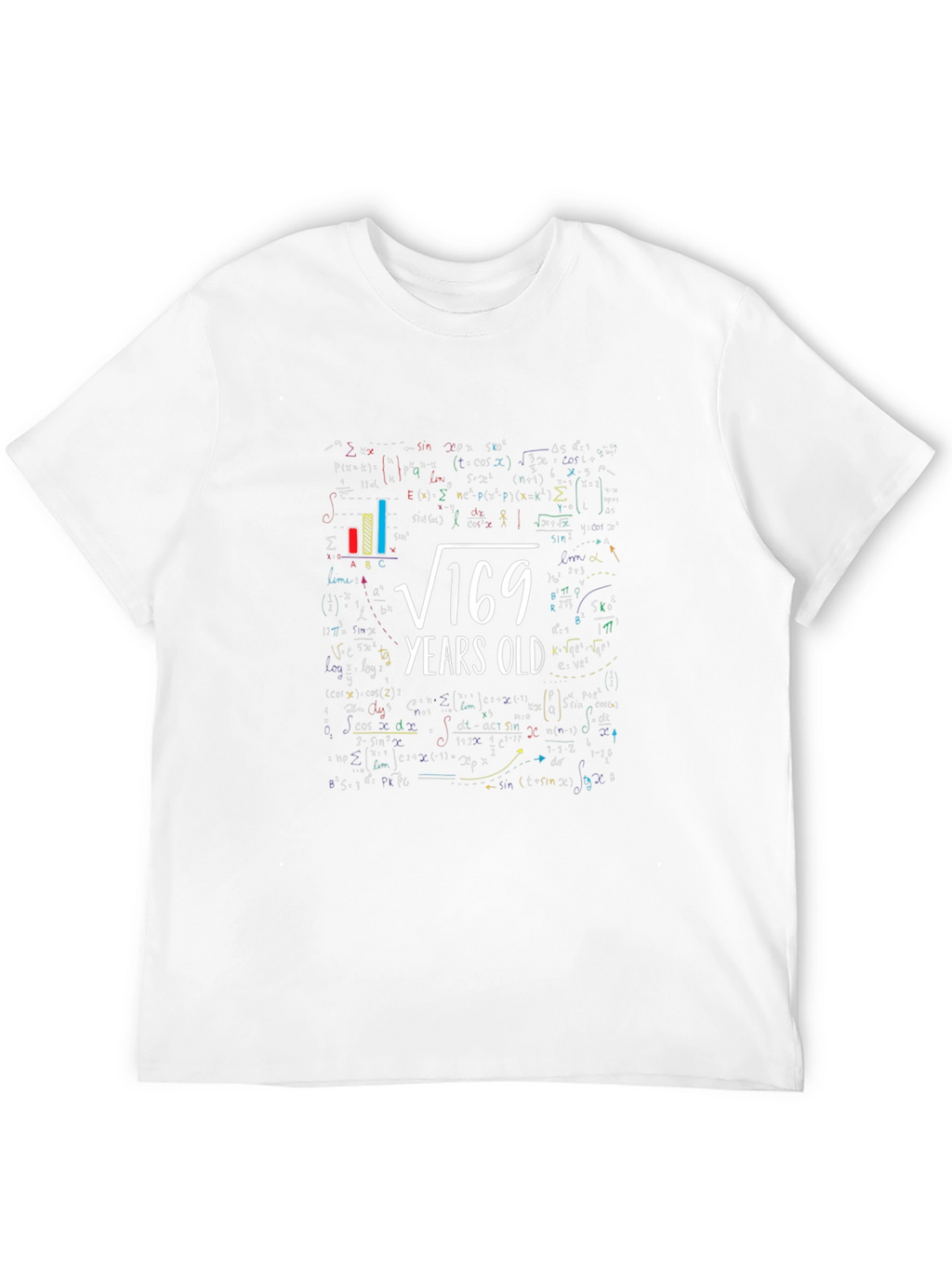 Square Root 169 Years Old Math T-Shirt