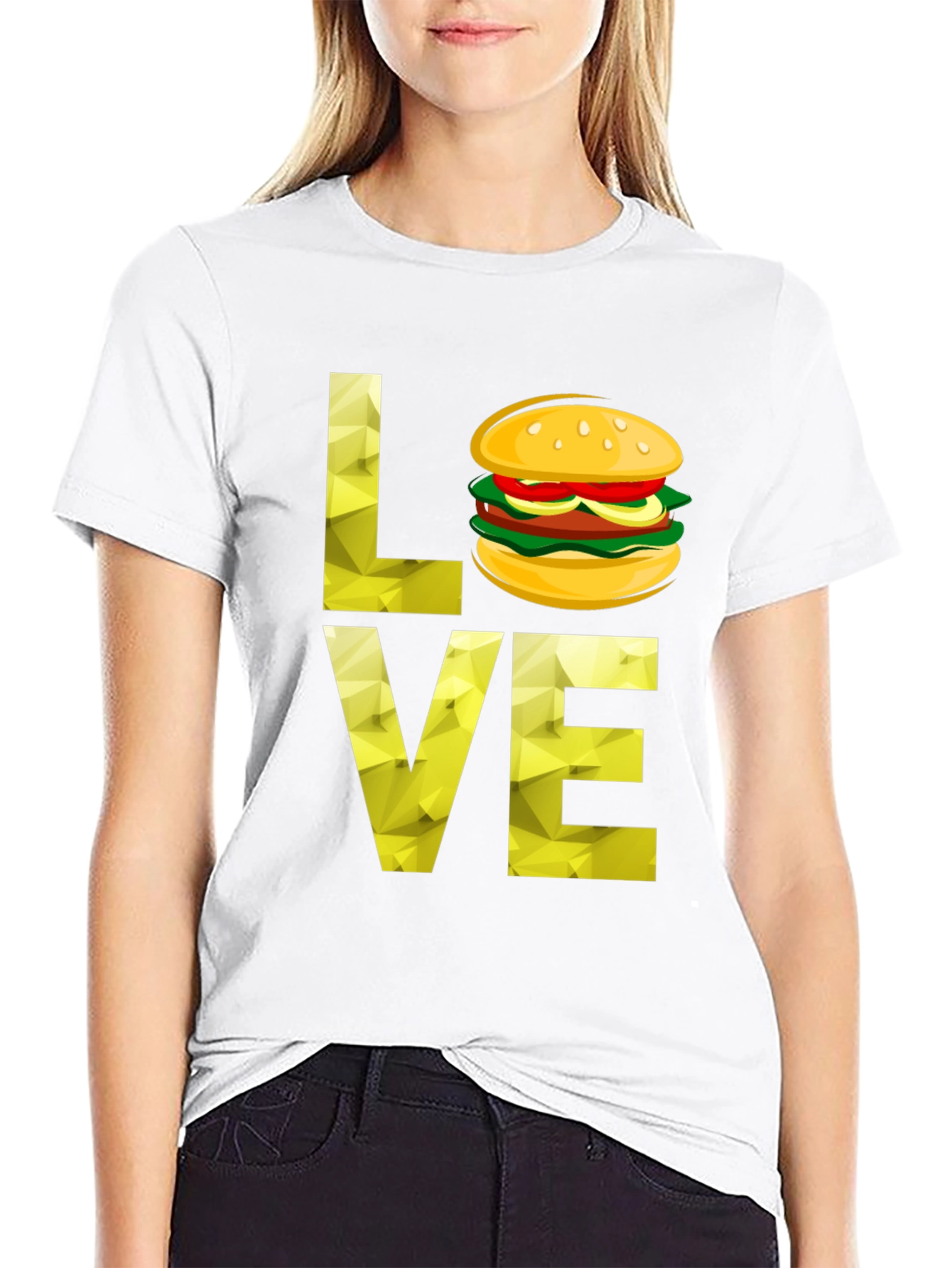 Love Burger T-Shirt - Unique Graphic Tee