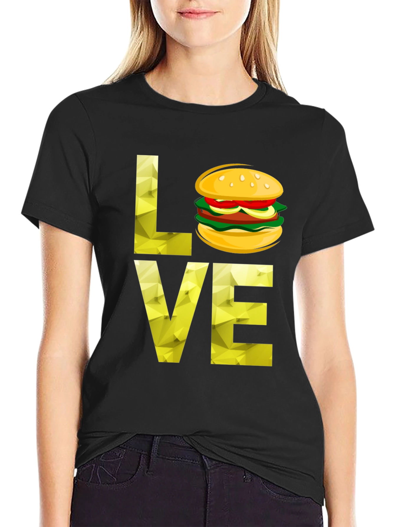 Love Burger T-Shirt - Unique Graphic Tee