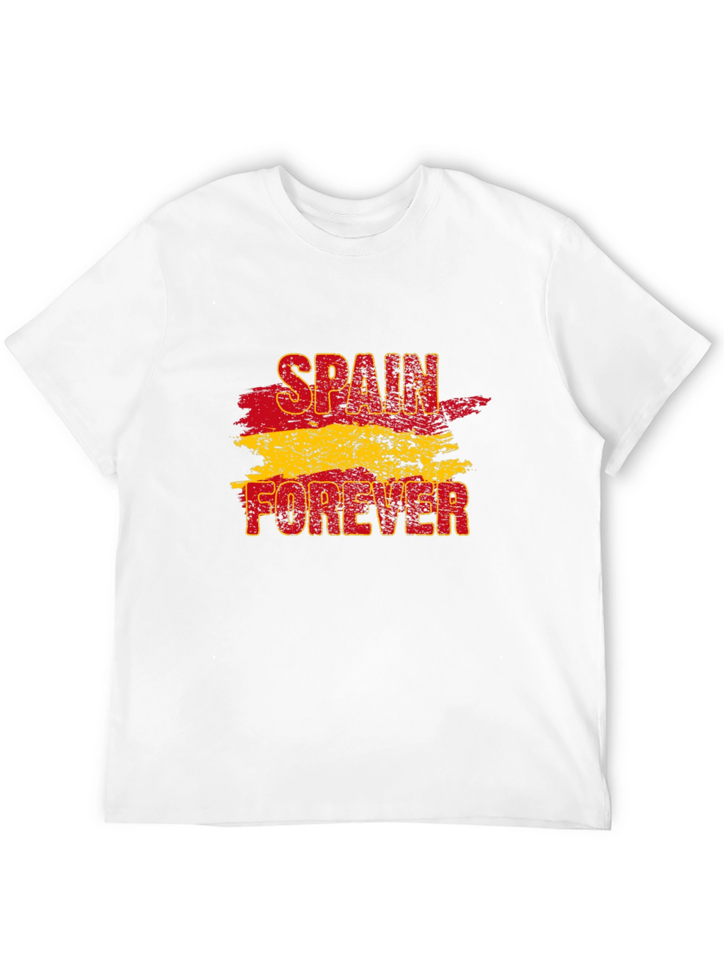 Spain Forever Graphic Tee - Black Cotton T-Shirt