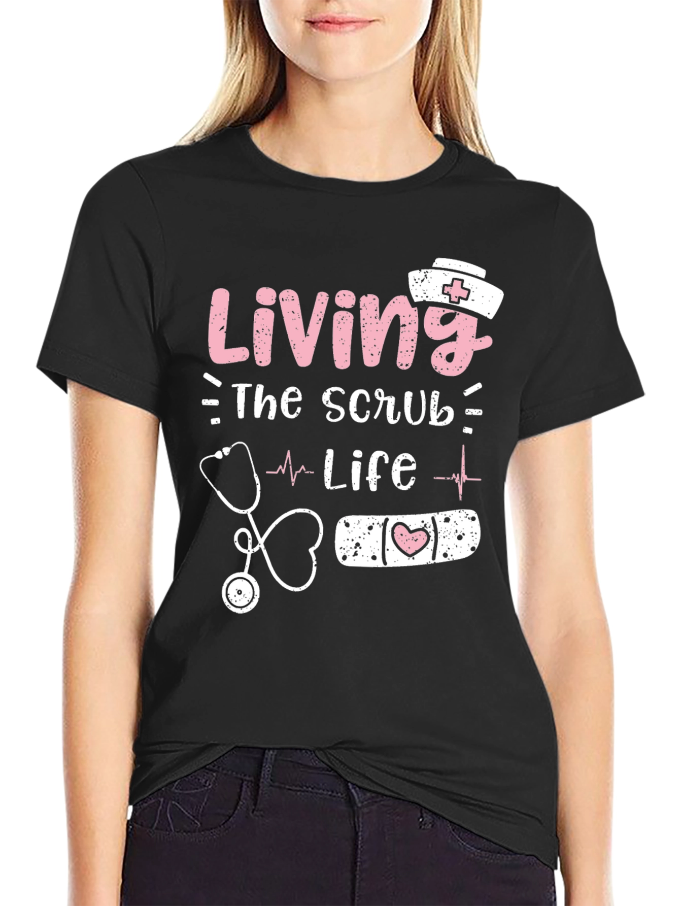 Living the Scrub Life Nurse T-Shirt