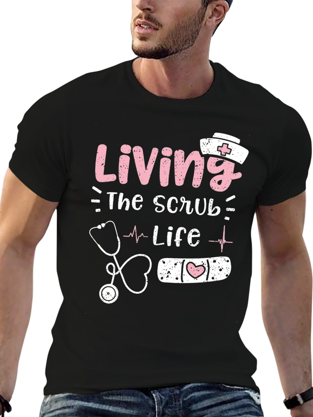 Living the Scrub Life Nurse T-Shirt