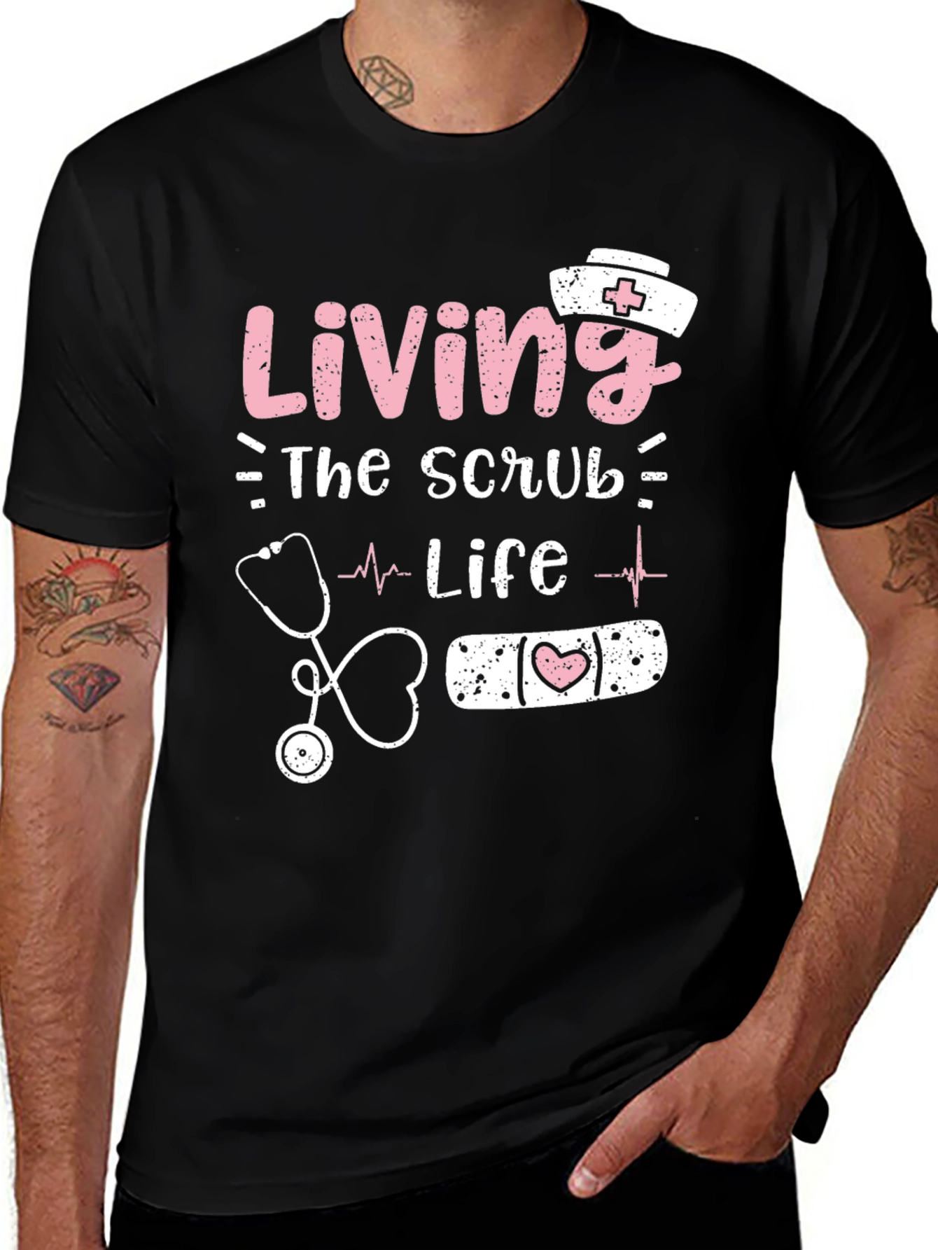 Living the Scrub Life Nurse T-Shirt