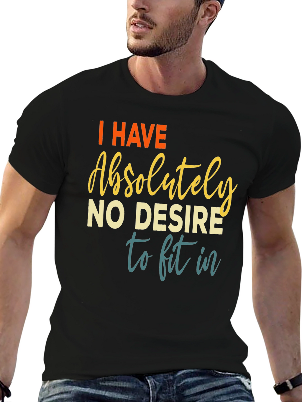No Desire to Fit In Graphic Tee