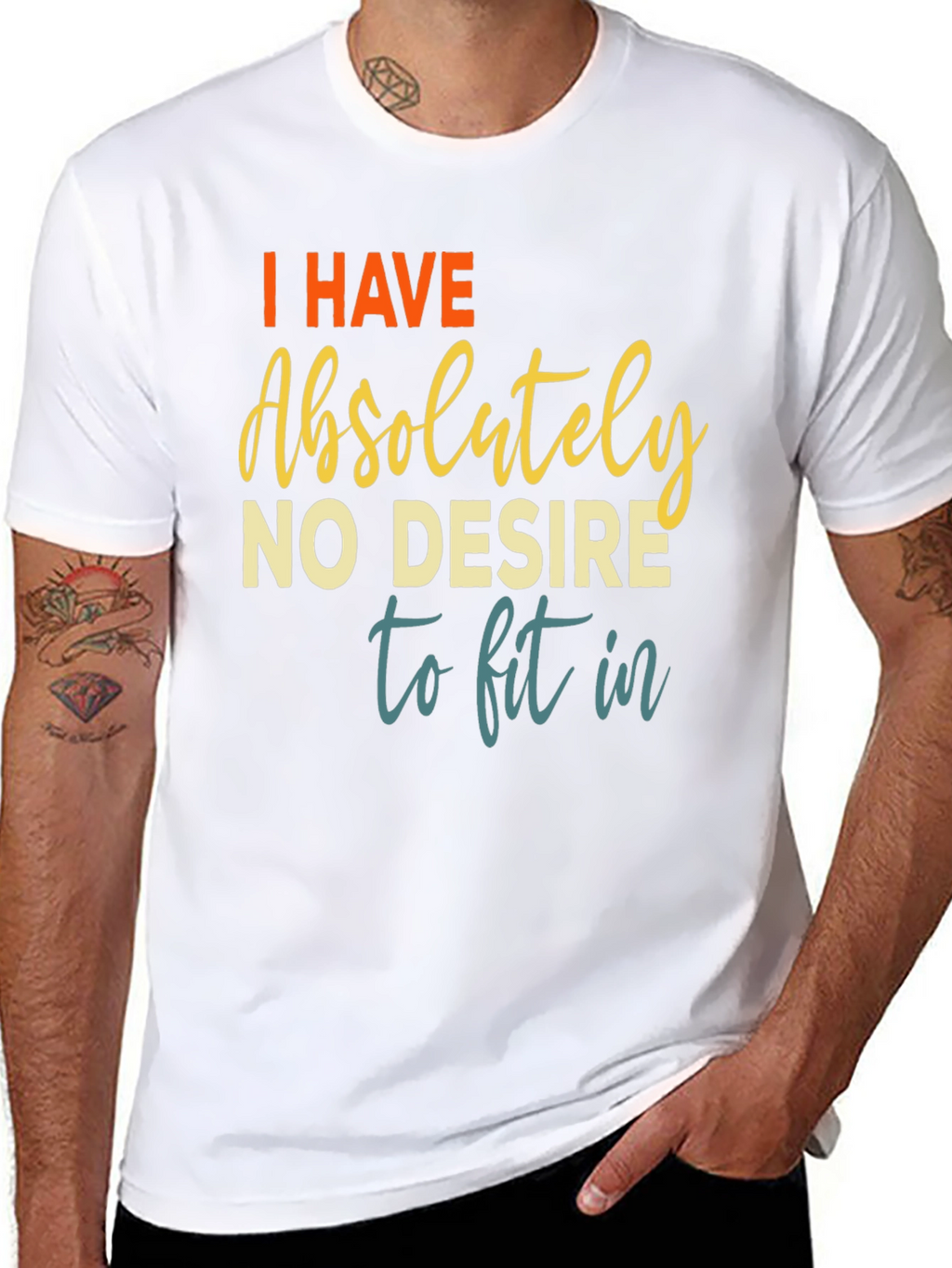 No Desire to Fit In Graphic Tee