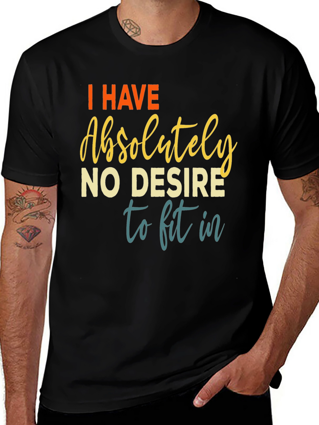 No Desire to Fit In Graphic Tee