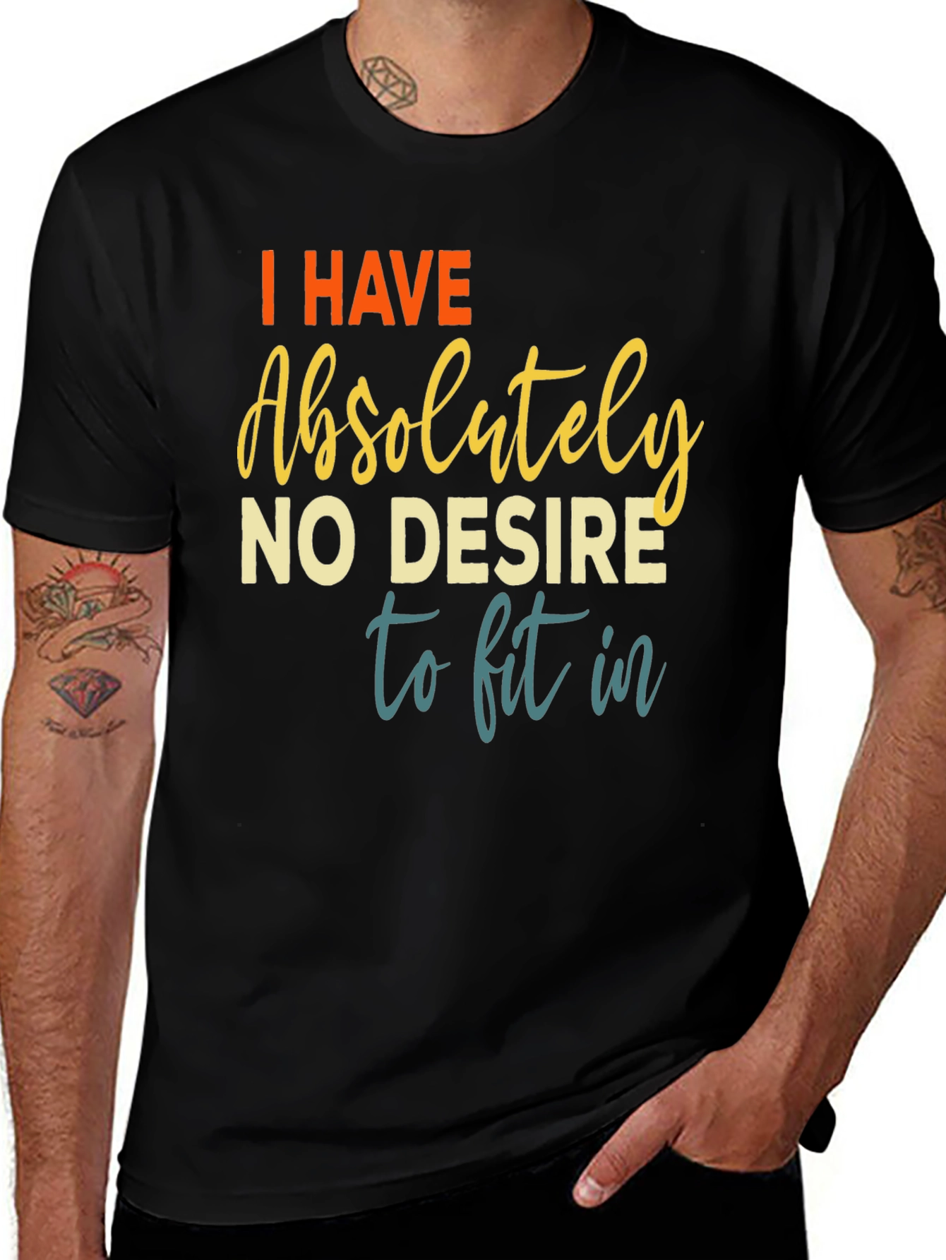 No Desire to Fit In Graphic Tee