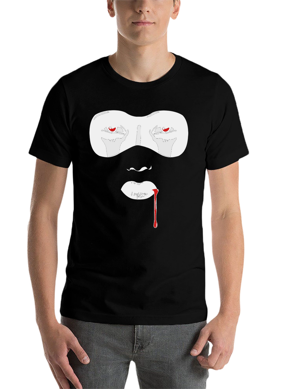 Vampire Graphic T-Shirt - Bold Halloween Style