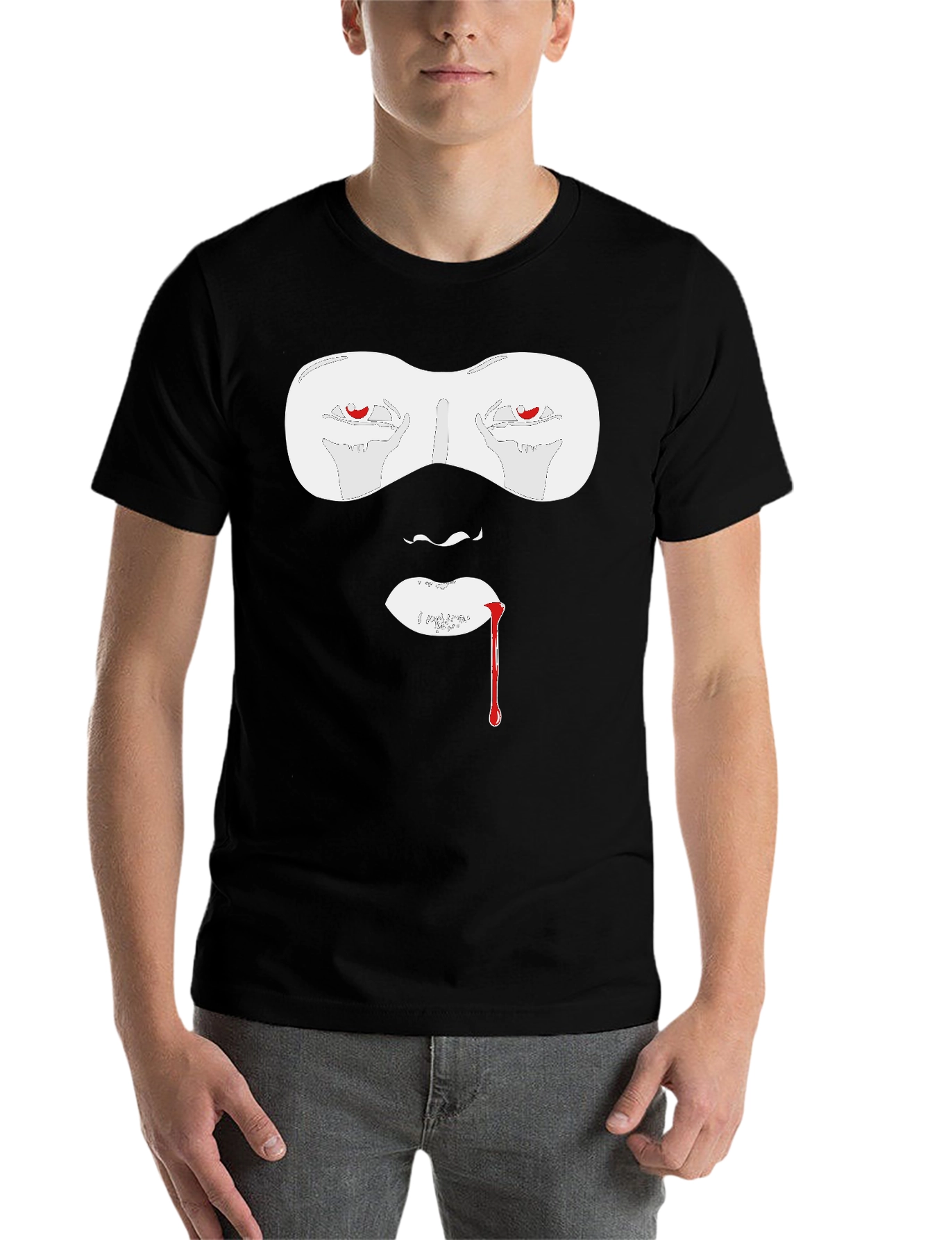 Vampire Graphic T-Shirt - Bold Halloween Style