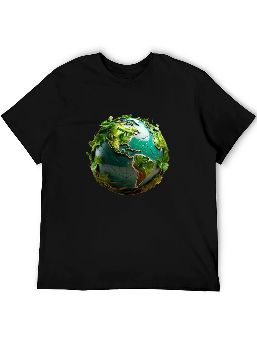 Earth Globe Leaf T-Shirt